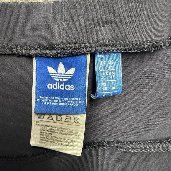 Adidas Leggings Womens Small Navy Blue Activewear Athleisure Ankle - Picture 2 of 7